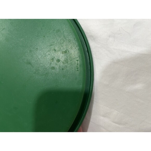 Tupperware One Touch White Canister Set Of 2 Nesting Flowers 2417A-4, 2423E-3 - Picture 3 of 8